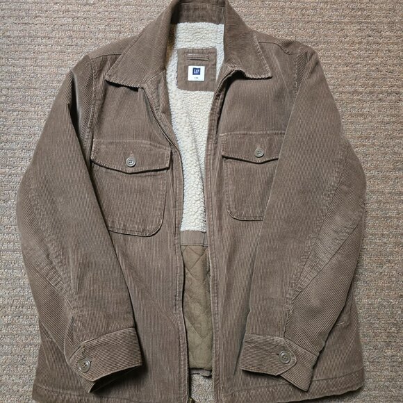 Cozy Sherpa Lined Corduroy Jacket - Perfect for Fall/Winter! - Picture 2 of 3